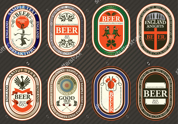 Beer Label Template printable label templates