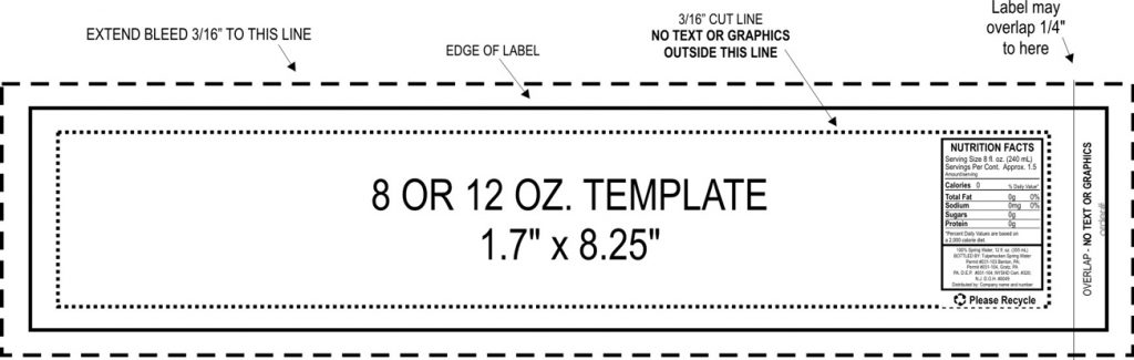 bottle label template printable label templates