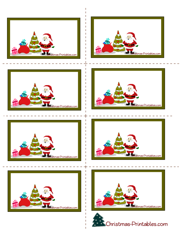 Christmas Label Printable | printable label templates