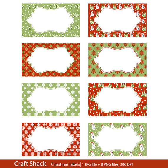 Christmas Label Printable | printable label templates