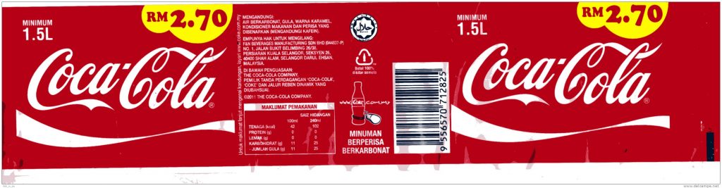 printable template coca cola label