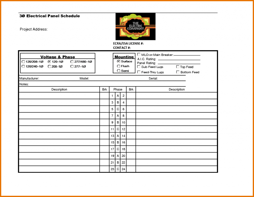 electrical panel label template printable label templates