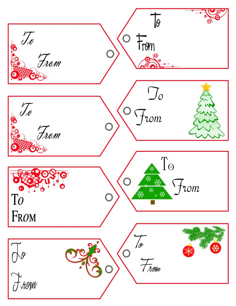 Gift Label Template - printable label templates | printable label templates