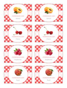 Jam Jar Label Template | printable label templates