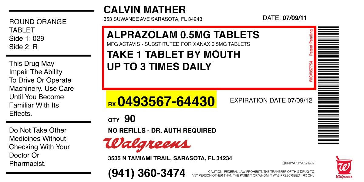 Medicine Label Template Printable Label Templates