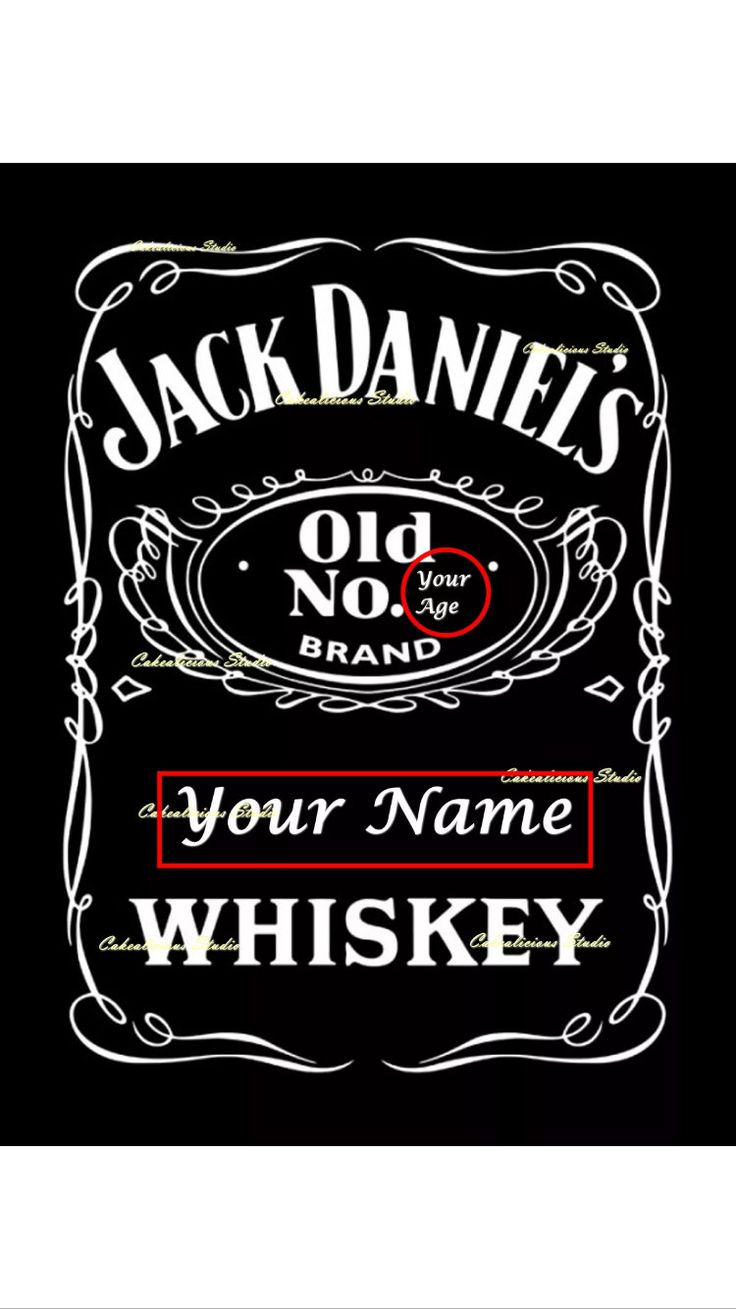 Printable Jack Daniels Label printable label templates