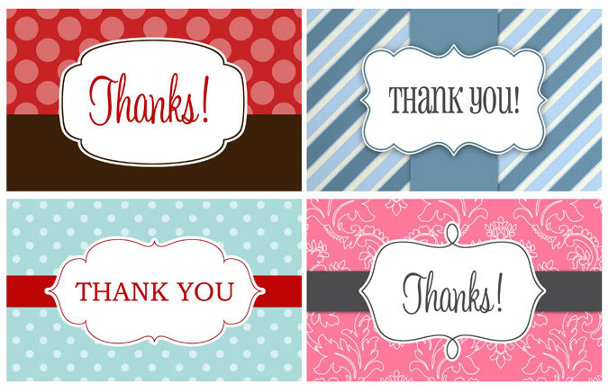 Thank You Label Template printable label templates printable label