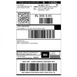 Ups Shipping Label Template - printable label templates | printable ...