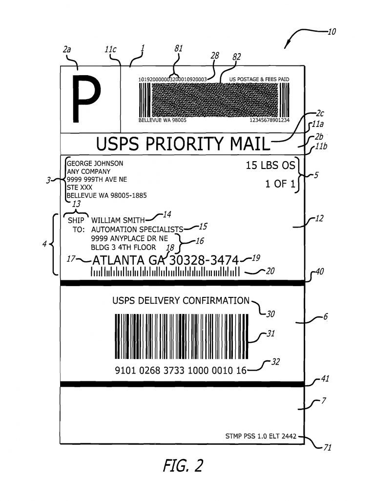 Printable Usps Shipping Label Template