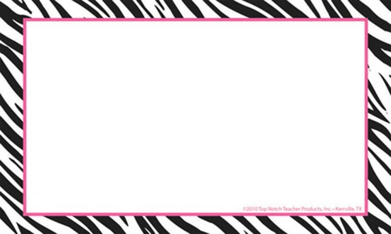 Zebra Label Template For Word | printable label templates