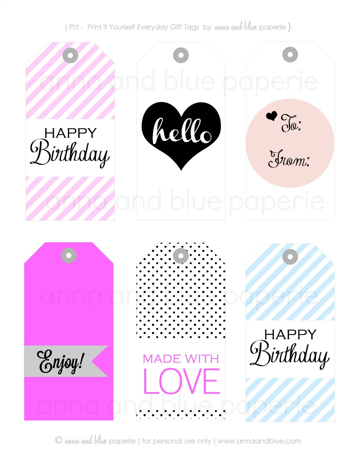 Gift Label Printable 